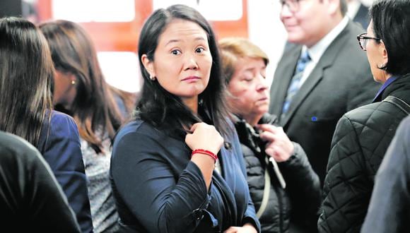 Keiko Fujimori es investigada por los presuntos delitos de lavado de activos y organización criminal. Foto: Renzo Salazar / Archivo