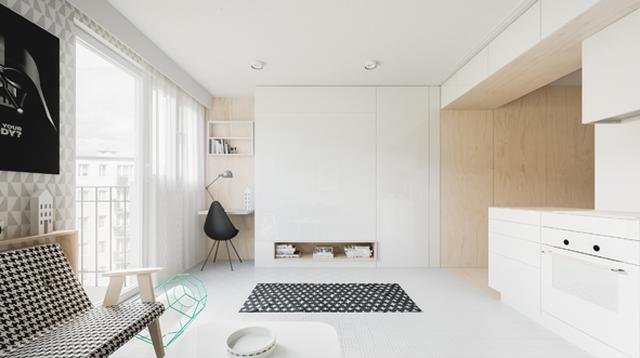 Departamento de 20m2 muestra la belleza de un espacio pequeño - 4