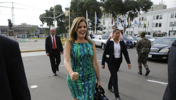 Mercedes Araoz&nbsp;asumirá las funciones de la Presidencia de la República en tanto dure la ausencia de Martín Vizcarra. (FOTO: USI)