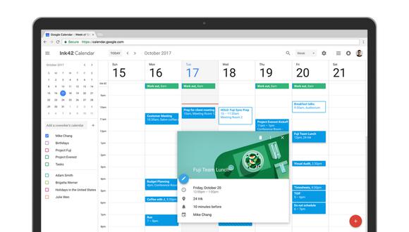 Google planea migrar las apps de Calendario y Recordatorios a Tasks. (Foto: Difusión)