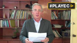 Uribe: la palabra paz queda herida tras acuerdo con las FARC