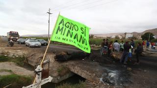 Arequipa: piquetes fueron liberados parcialmente en el Valle de Tambo