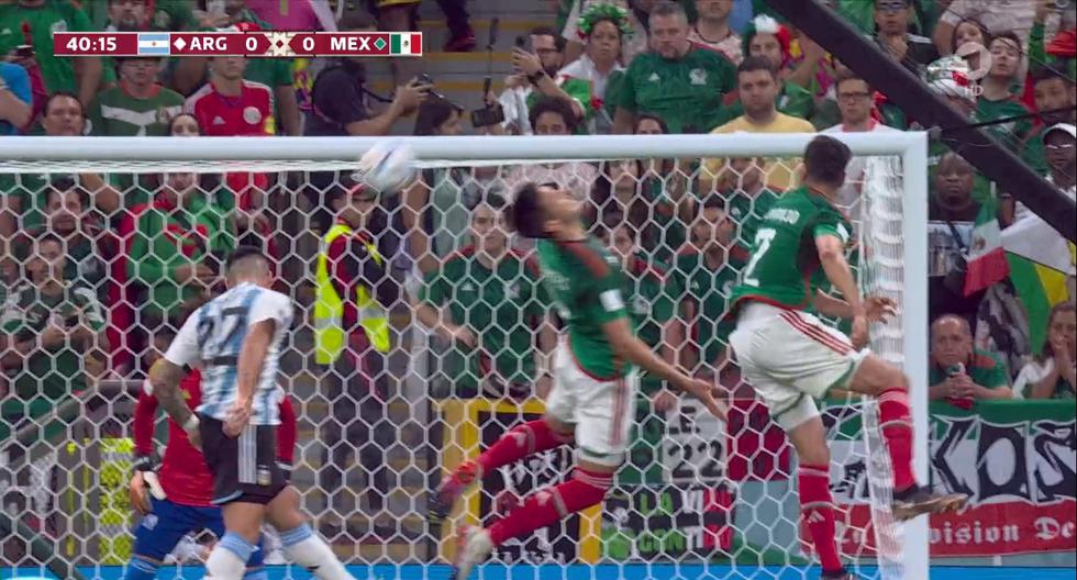 It could have been the first: Lautaro Martínez was about to open the scoring in Argentina vs.  Mexico |  VIDEO