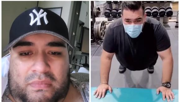 Andrew Pasillas pesaba 180 kilos y tras sobrevivir al COVID-19 prometió que cambiaría su vida y ayudaría a otros. (Foto: YouTube | 
BIGGY BRO)