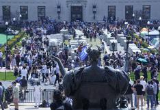 Universidad de Columbia da ultimátum a los manifestantes propalestinos para desalojar o ser suspendidos