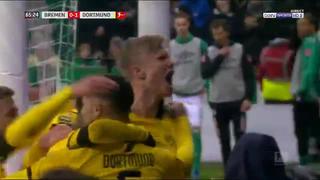 Dortmund  vs. Werder Bremen: mira el nuevo gol de Erling Haaland en la Bundesliga [VIDEO]