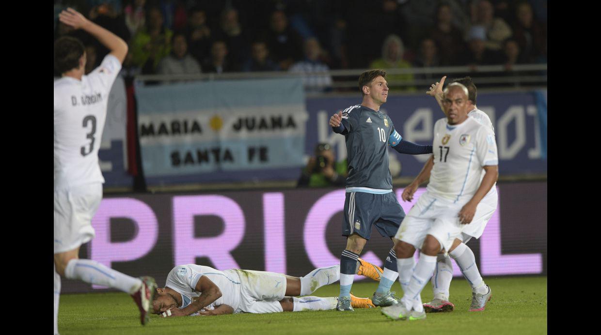 Lionel Messi: así marcan los uruguayos al astro de Argentina - 3