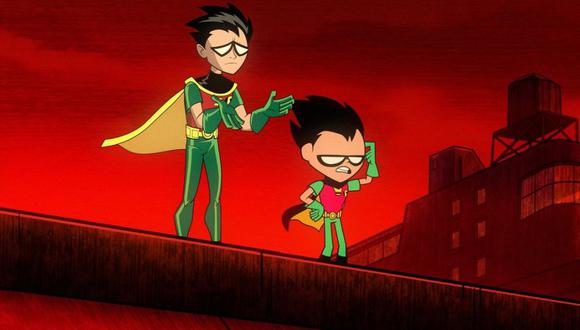 Robin conoce a Robin en "Teen Titans Go! vs Teen Titans" (Foto: Warner Bros. Animation)