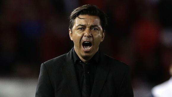 Marcelo Gallardo no podrá estar con River Plate en el banco para el vital partido contra Gremio por Copa Libertadores. (Foto: AFP)