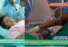 Génesis Tapia dio a luz en vivo a su segundo hijo (VIDEO)