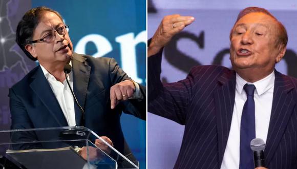 Gustavo Petro y Rodolfo Hernández disputarán la segunda vuelta presidencial en Colombia el 19 de junio. (GETTY IMAGES).