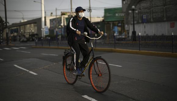 La Municipalidad de Lima recomienda el uso de la bicicleta para mantener el impacto ambiental positivo en el medio ambiente. (Foto: Joel Alonzo)