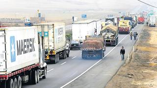 Panamericana Sur: desde hoy restringen paso de camiones de carga