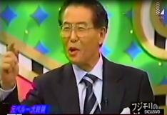 Alberto Fujimori y el video perdido en un programa japonés en 2002