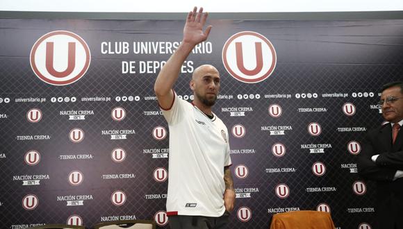 Universitario presentó a Guillermo Rodríguez: "Quiero demostrar al hincha lo que puedo dar" | VIDEO. (Foto: Piko Tamashiro)