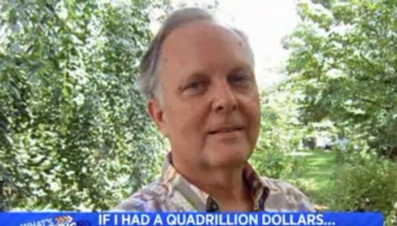 Se convirtió en la persona más rica del mundo por dos minutos tras depósito erróneo de 92 cuatrillones de dólares. (Foto: TODAY / YouTube)