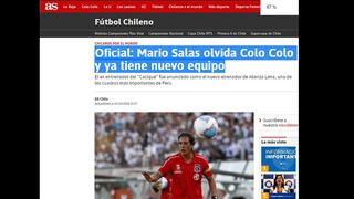 Así informaron en Chile sobre la llegada de Mario Salas al banquillo de Alianza Lima | FOTOS