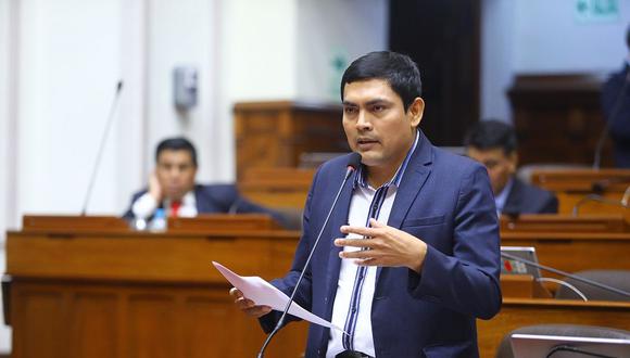 El congresista Américo Gonza, de Perú Libre, es investigado por el caso "Los Niños". (Foto: Congreso)