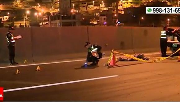 Accidente en la Panamericana Norte dejó como trágico saldo una mujer fallecida (Captura de video: América Noticias)