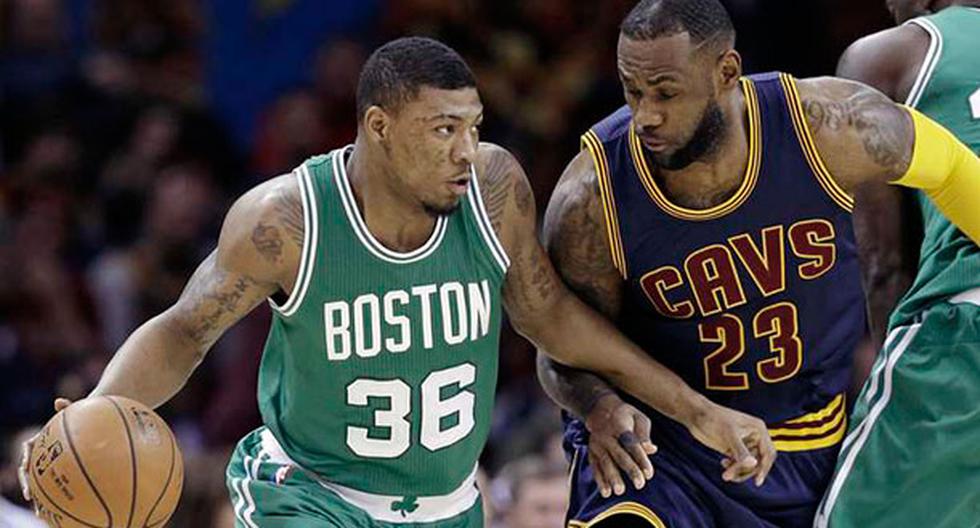 Boston Celtics venció a los Cleveland Cavaliers de LeBron James. (Foto: Difusión)