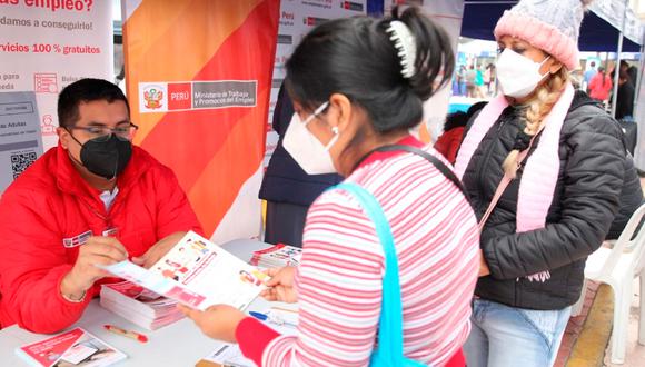 Siete ferias de empleo se han ido desarrollando durante el 2022. | Foto: Gobierno del Perú