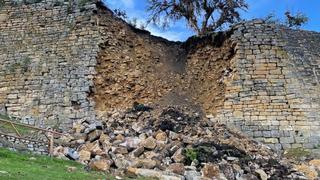 Fortaleza de Kuélap: reportan derrumbe de muro del complejo arqueológico | VIDEO
