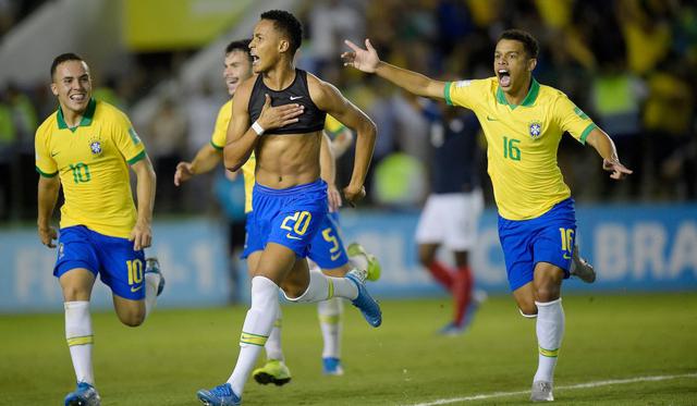 Brasil 3-2 Francia Mundial Sub 17. (Foto: Twitter / CBF Futebol)