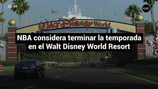 NBA considera terminar la temporada en el Walt Disney World Resort
