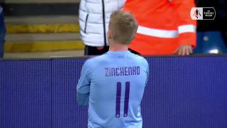 Manchester City vs. Port Vale: Oleksandr Zinchenko abre el marcador con un disparo fuera del área | VIDEO