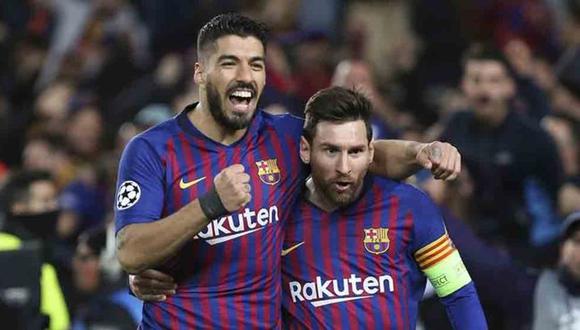 Luis Suárez y Luis Enrique esperan que Lionel Messi siga en el Barcelona