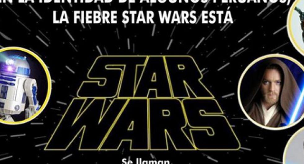 Peruanos demostraron que son fanáticos de Star Wars. (Foto: RENIEC)