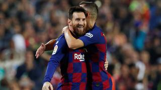 FC Barcelona, con doblete de Messi, golea a Real Valladolid y sube al primer lugar de la La Liga Santander