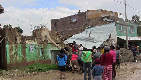 Huancayo: lluvias arrasaron con 3 puentes e inundaron 55 casas