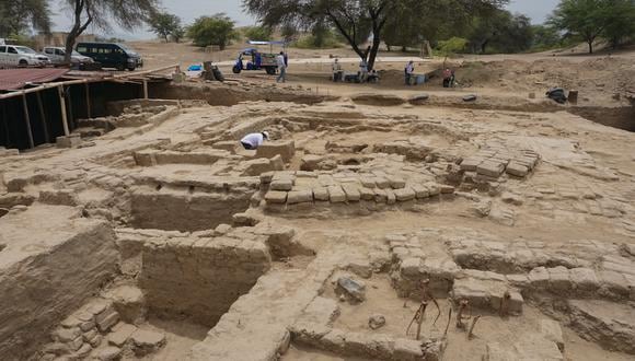 Un equipo de arqueólogos hizo un importante descubrimiento en Santa Rosa de Pucalá, ubicada a 50 minutos en auto de Chiclayo. (Foto: AFP)