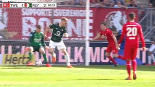 Selección peruana: atacante danés marcó un golazo de taco | VIDEO