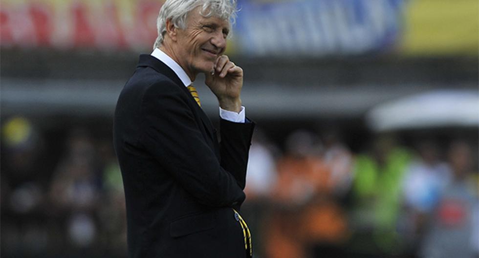 José Pekerman pudo conseguir con Colombia seis puntos de seis disputados. (Foto: Getty Images)