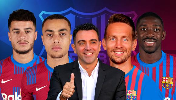 Barcelona estos son los jugadores que no seguirían por pedido de Xavi Hernández. (Foto: Edición Propia).