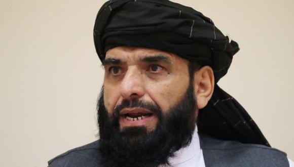 Suhail Shaheen, portavoz de los talibanes, habló en directo con la BBC. (Foto: Getty Images).