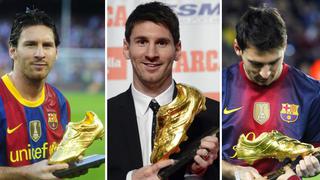 Lionel Messi recibirá este miércoles su tercera Bota de Oro de Europa