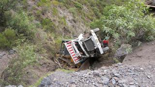 Áncash: caída de camión deja un muerto y dos heridos