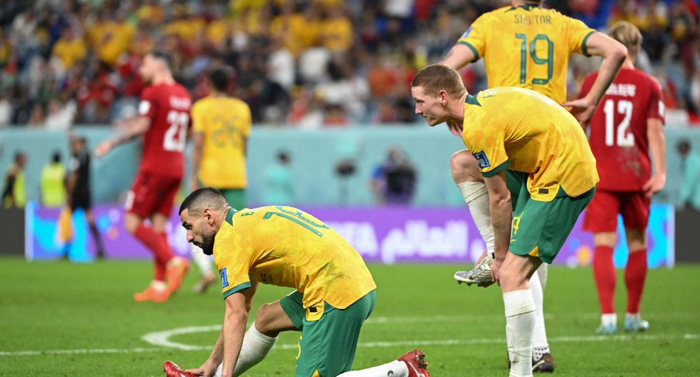 Australia elimina a Dinamarca y se mete entre los 16 mejores del Mundial