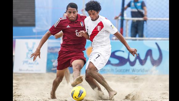 Fútbol Playa: Perú venció 7-4 a Venezuela en Sudamericano