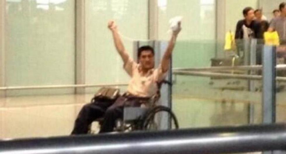 Ji Zhongxing quedó paralizado tras una golpiza por agentes de seguridad.  (Foto: @punkboyinsf)