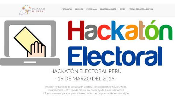 JNE organiza la primera hackatón electoral del Perú