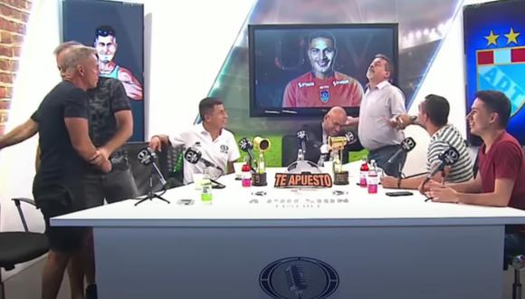 Qué pasó con Julinho y Gonzalo Núñez durante debate sobre fichaje de Paolo Guerrero. (Foto: captura YouTube)