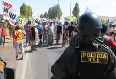 Tía María: Ascienden a policía muerto en protestas en Arequipa