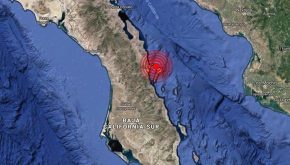 Terremoto de magnitud 6,3 sacude el Golfo de California. (Foto: Twitter)