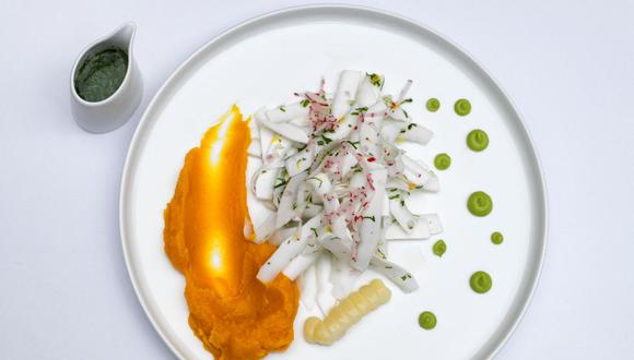 El ceviche de coco de Limaná está elaborado con pulpa de coco fresco. (Foto: Limaná)