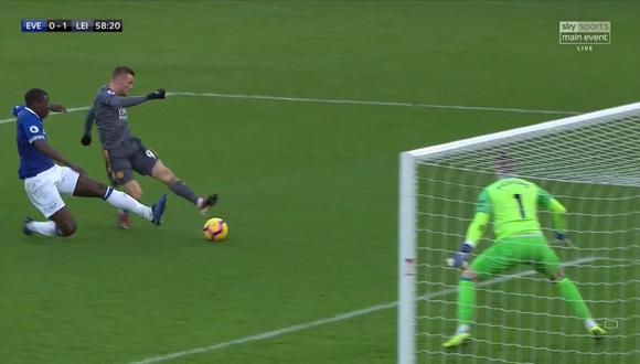 Jamie Vardy, delantero del Leicester City, se encargó de anotar el primer gol de la Premier League en el 2019. (Foto: captura de video)
