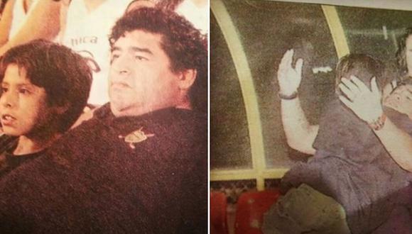 Diego Maradona tuvo una visita imprevista  a Lima. La historia es contada por Daniel Valencia hijo. (Foto: Twitter @DaniValenciaJr)